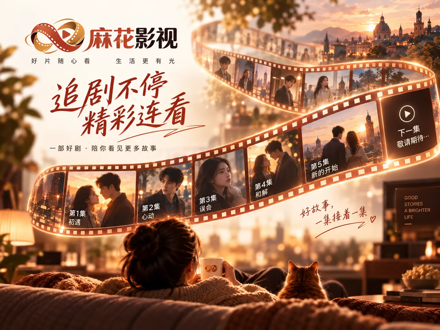 连续追剧不容易疲劳的安排方法
